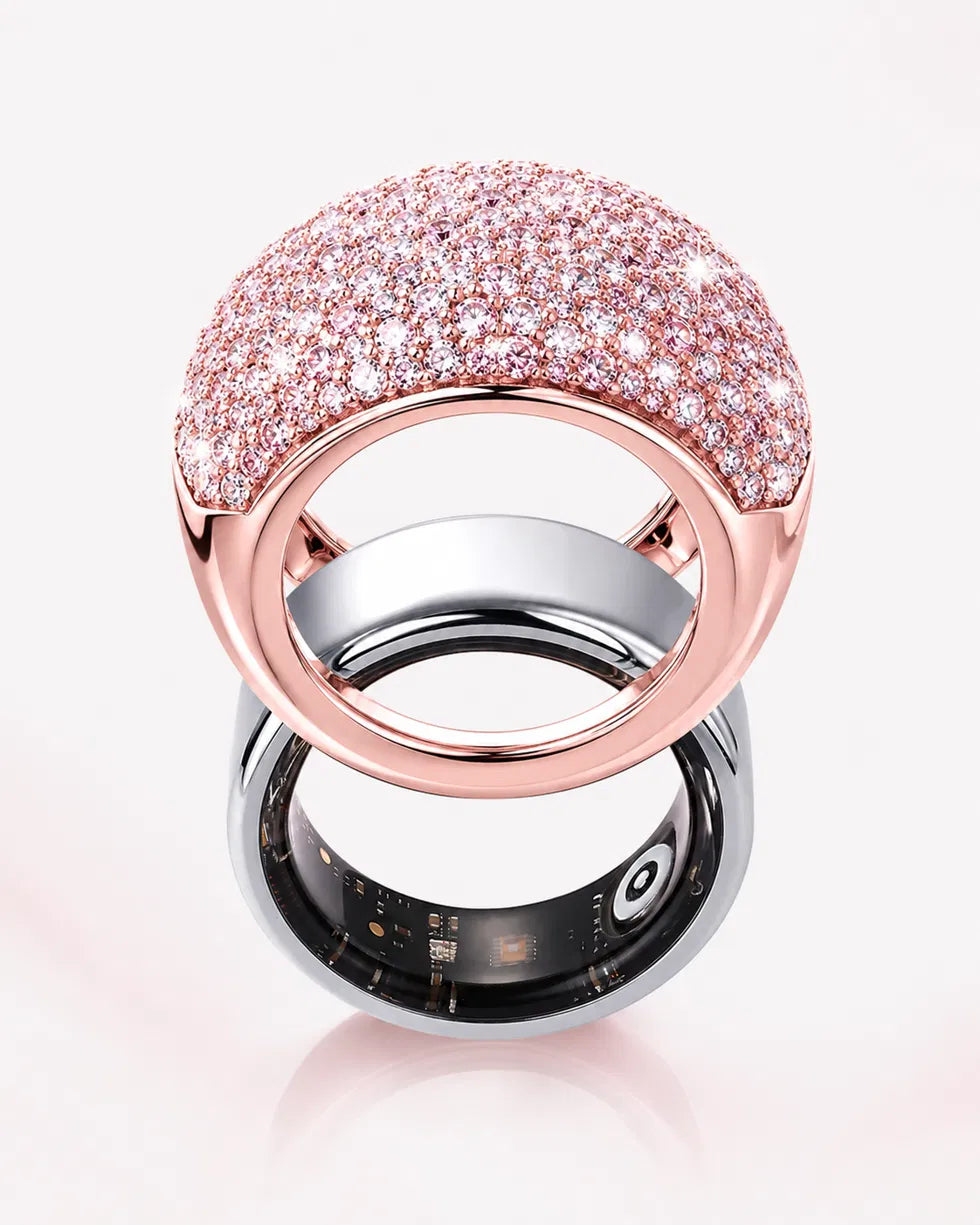The Gilded Cover™ — Rose Gold Pavé